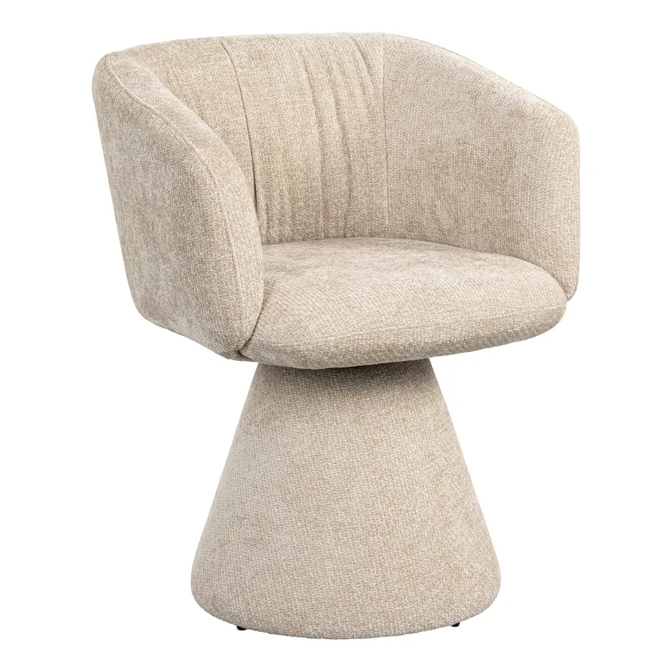 Draaibare Eetkamerstoel Madeline Chenille