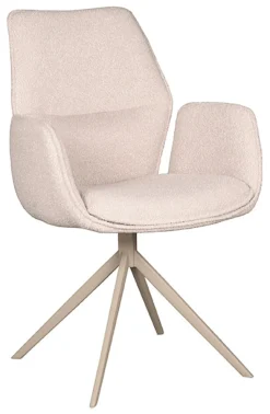 Draaibare Eetkamerstoel Mellow Bouclé