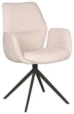 Draaibare Eetkamerstoel Mellow Bouclé