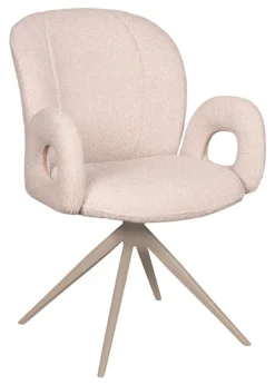 Draaibare Eetkamerstoel Neo Bouclé