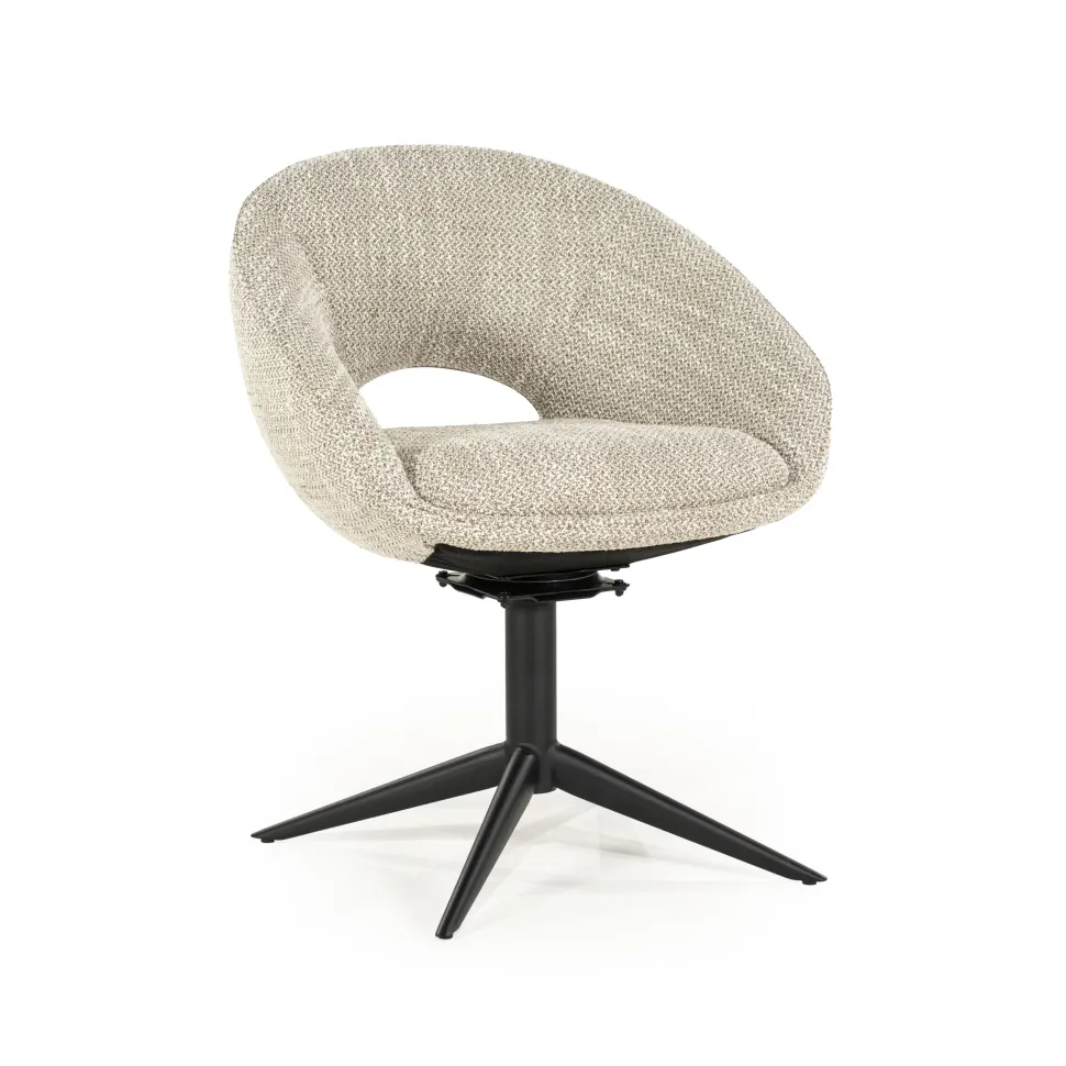 Draaibare Eetkamerstoel Nol Bouclé