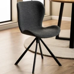 Draaibare Eetkamerstoel Olle Bouclé