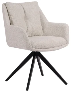 Draaibare Eetkamerstoel Rocket Bouclé