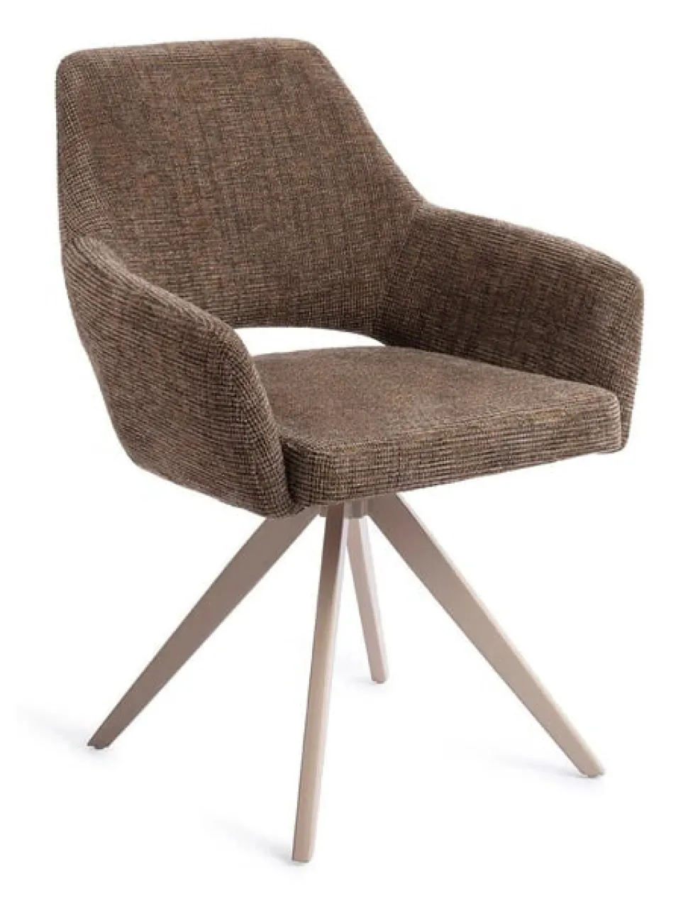 Draaibare Eetkamerstoel Yanai Turn Beige