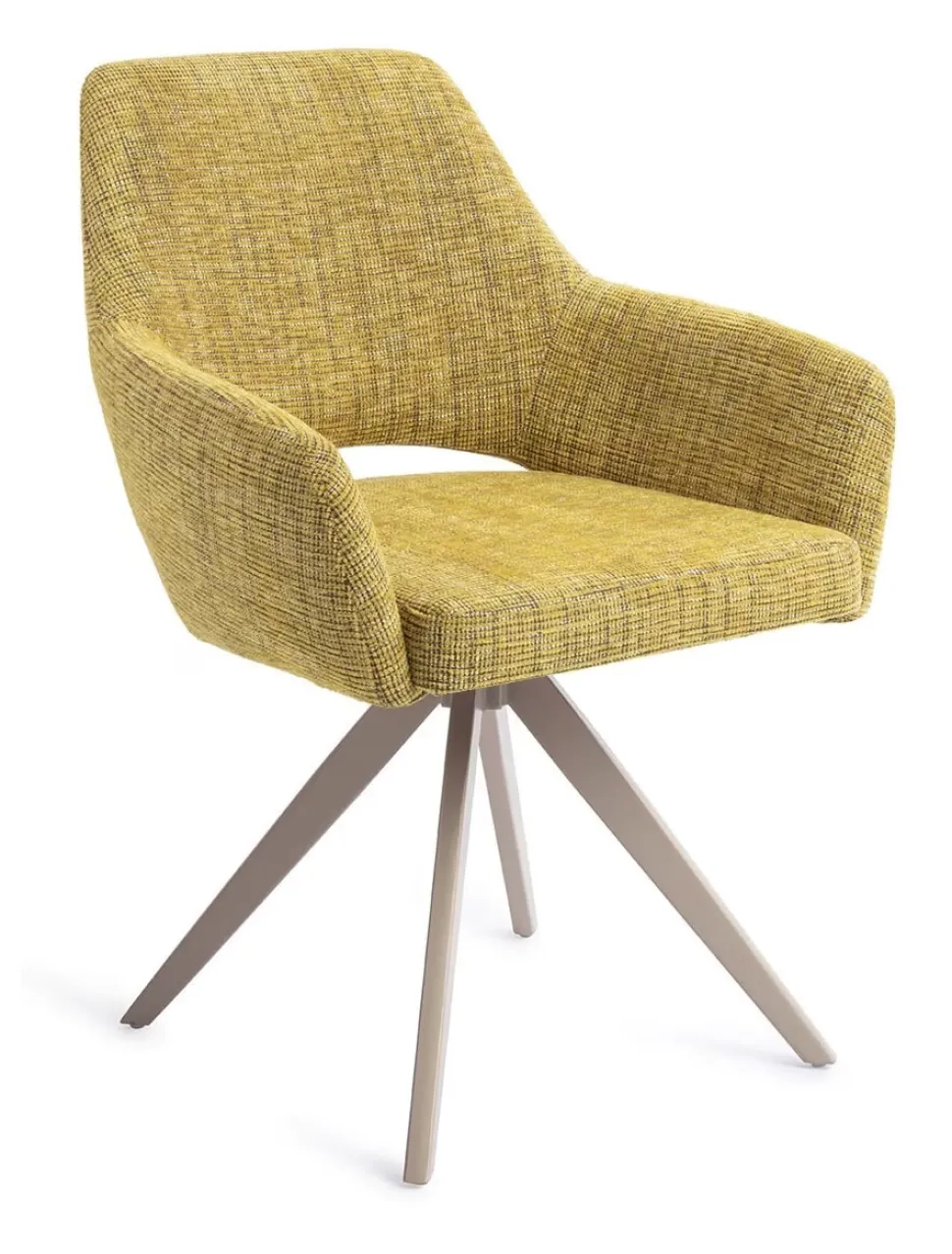 Draaibare Eetkamerstoel Yanai Turn Beige