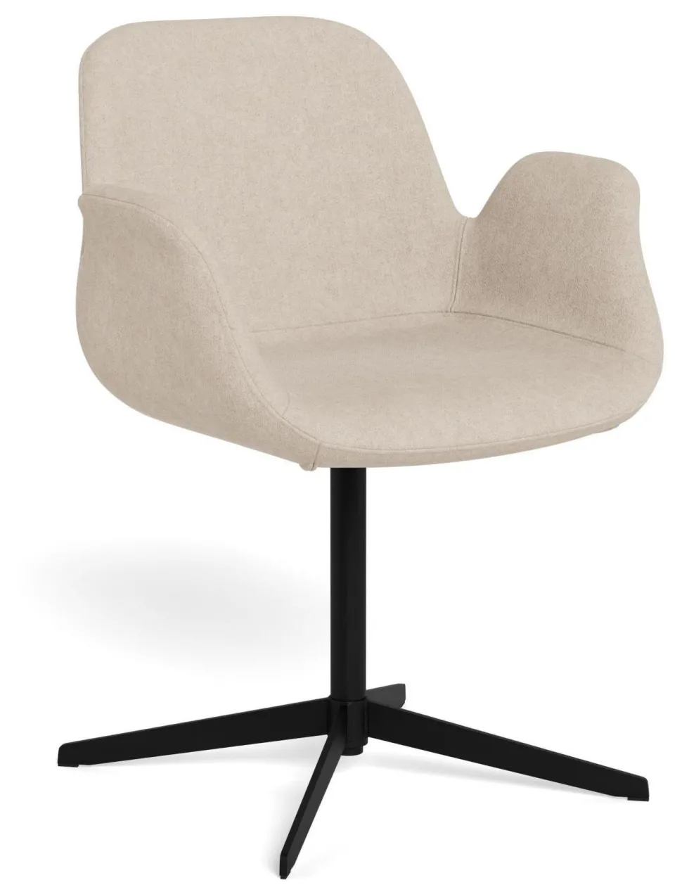 Draaibare Eetkamerstoel Yonathan Structuurstof, kleur Zand