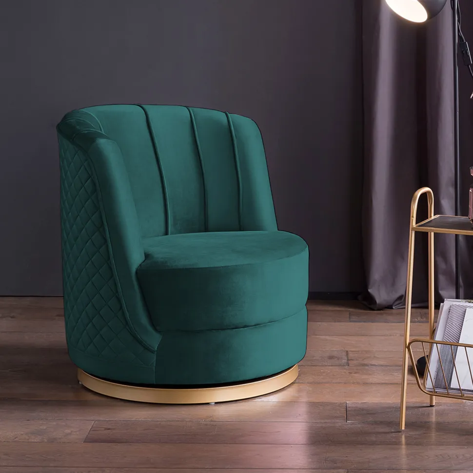 Draaibare Fauteuil Meggie Velvet