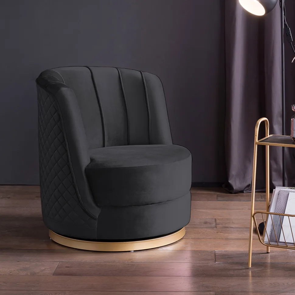Draaibare Fauteuil Meggie Velvet