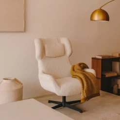 Draaibare Fauteuil Zalina Bouclé