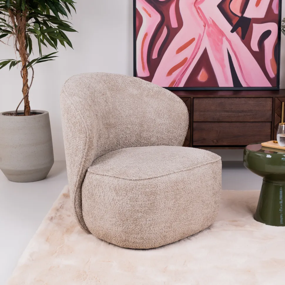 Draaifauteuil Belvi Chenille