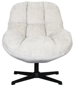 Draaifauteuil Huxley Elite stof, kleur Naturel