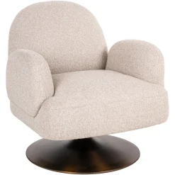 Draaifauteuil Kagney Bouclé