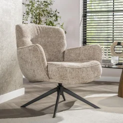 Draaifauteuil Laisa Chenille