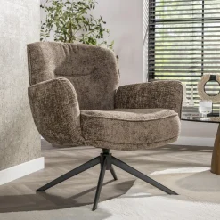 Draaifauteuil Laisa Chenille