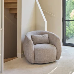 Draaifauteuil Leonardo Chenille Jacquard