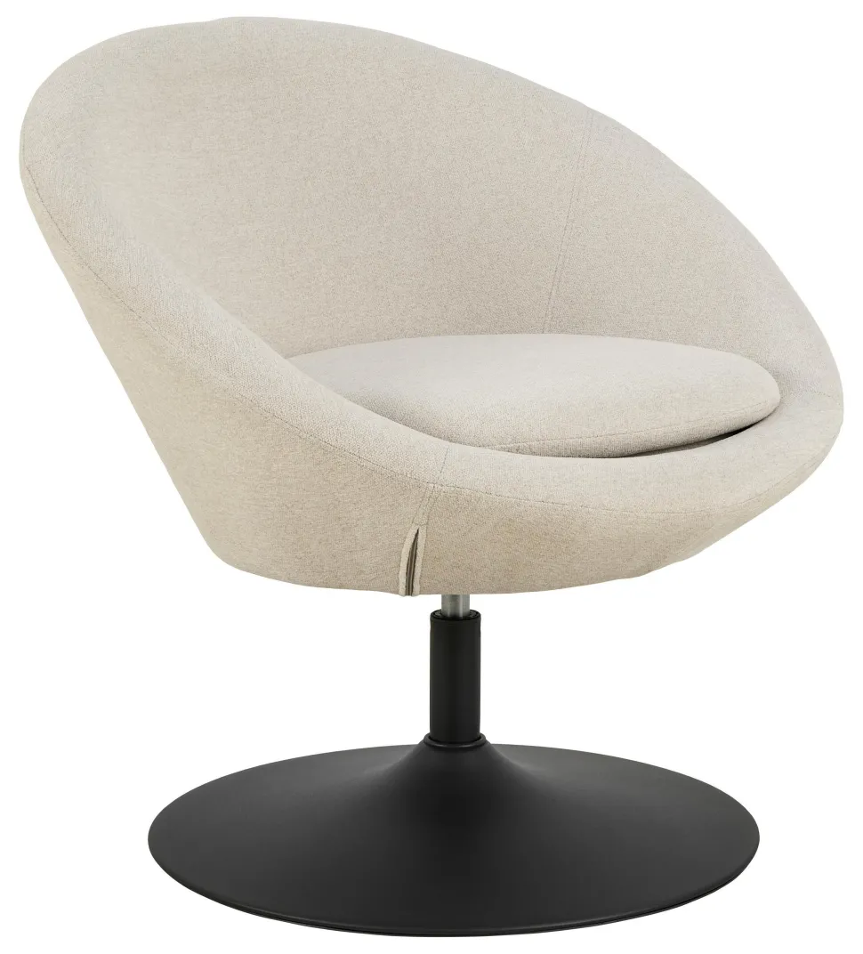 Draaifauteuil Lærke Geweven, kleur Beige