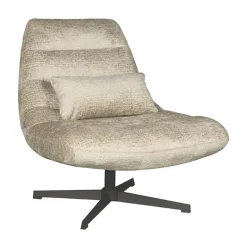 Draaifauteuil Nox Elegance stof, kleur Beige