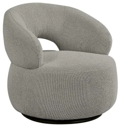 Draaifauteuil Nusenna Bouclé