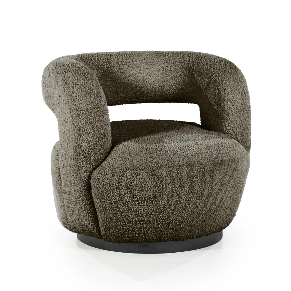 Draaifauteuil Sharon Bouclé