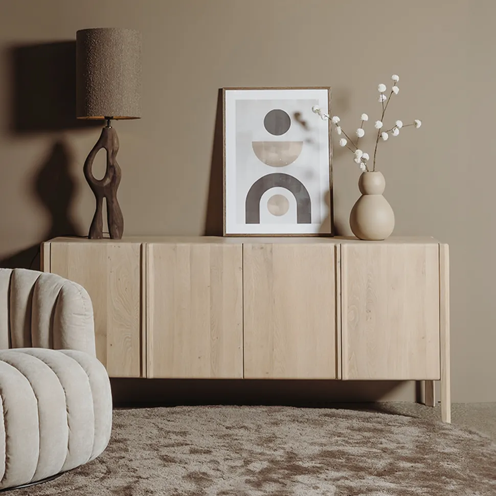 Dressoir Amalfi Eiken, 200cm