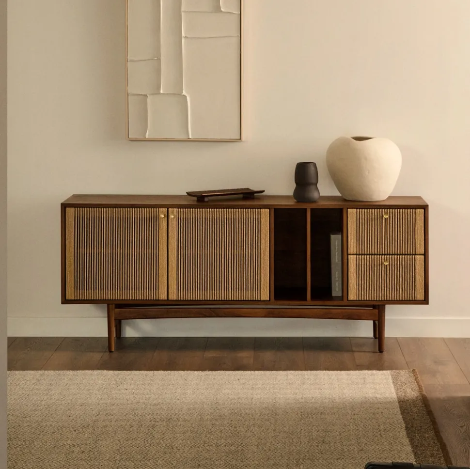 Dressoir Elan Notenhout, 180cm