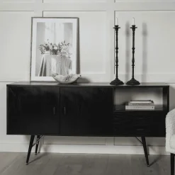 Dressoir Frisco 160cm, kleur Zwart