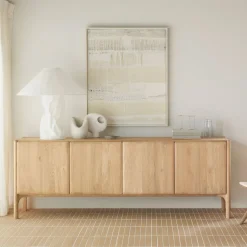 Dressoir PI Geolied Eikenhout, kleur Naturel