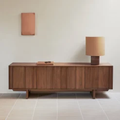 Dressoir Pillar Gevernist Teakhout