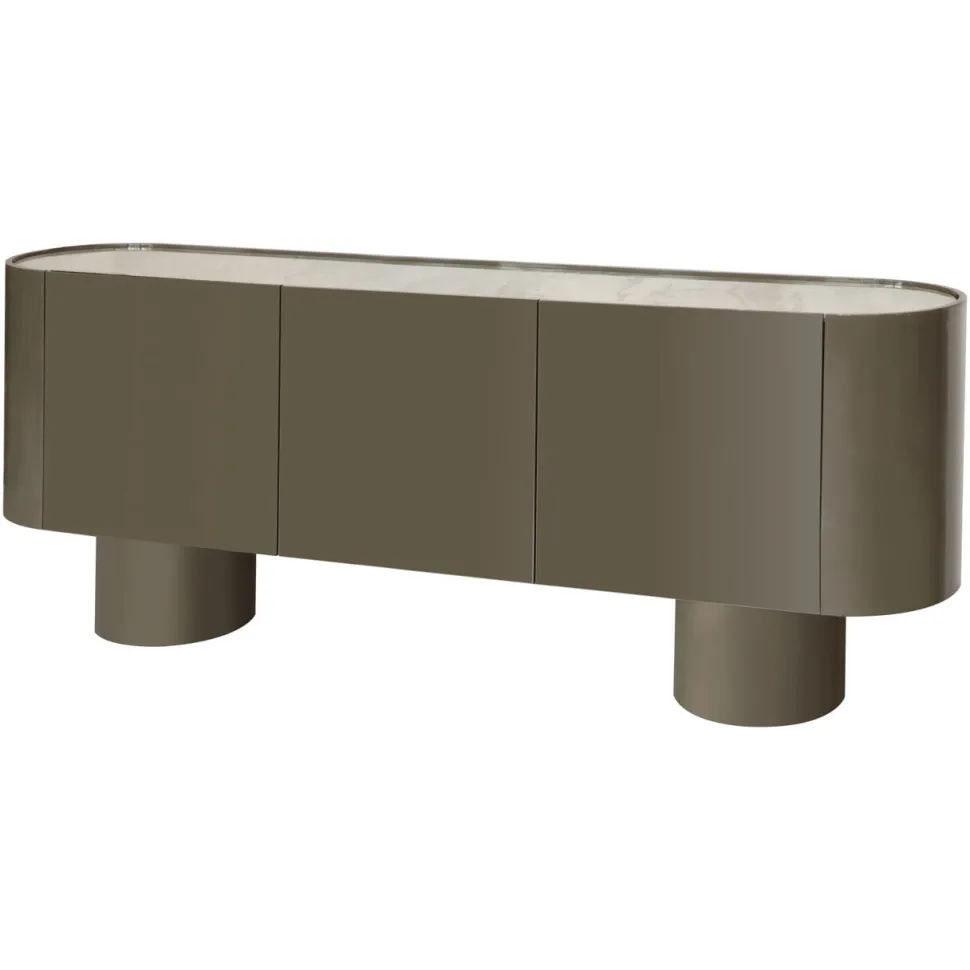 Dressoir Radley Keramiek, 220cm, kleur Groen