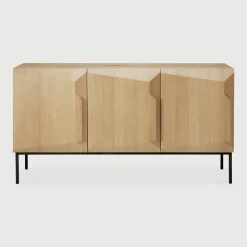 Dressoir Stairs Gevernist Eikenhout, kleur Naturel