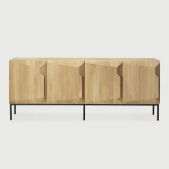 Dressoir Stairs Gevernist Eikenhout, kleur Naturel