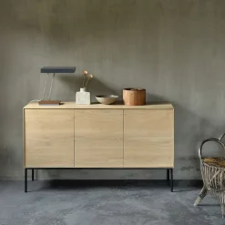 Dressoir Whitebird Gevernist Eikenhout, 150cm, kleur Naturel