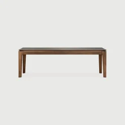 Eetkamerbank Bok Gevernist Teakhout, kleur Bruin