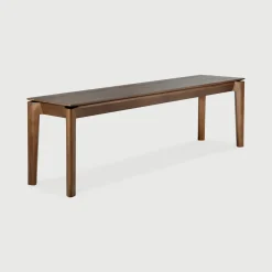 Eetkamerbank Bok Gevernist Teakhout, kleur Bruin
