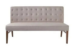 Eetkamerbank Cape Breton Linen, kleur Flax