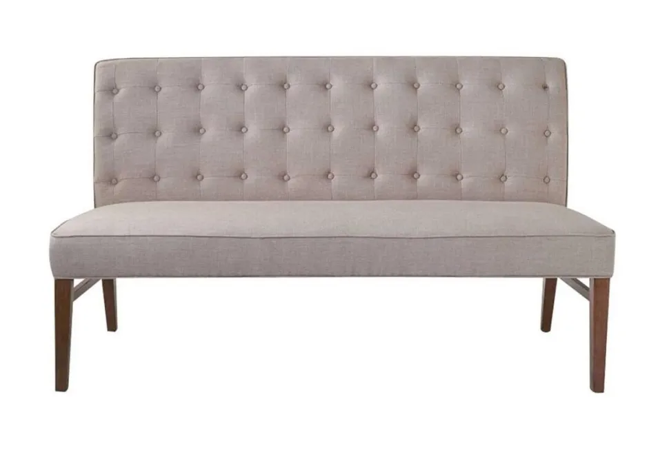 Eetkamerbank Cape Breton Linen, kleur Flax