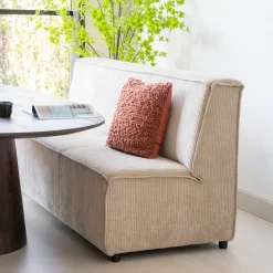 Eetkamerbank 200cm, kleur beige