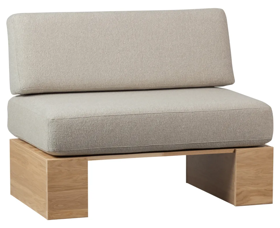 Eetkamerbank Eat Up Bouclé, 100cm