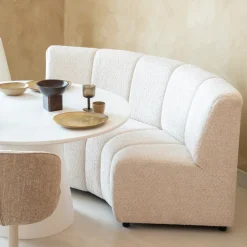 Eetkamerbank Esther kleur beige