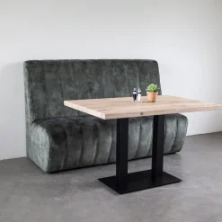 Eetkamerbank Maria Velvet, 170cm, kleur Huntergroen