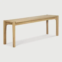 Eetkamerbank PI Geolied Eikenhout, kleur Naturel