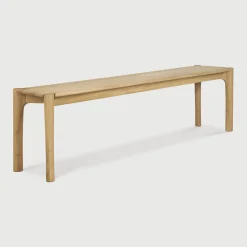 Eetkamerbank PI Geolied Eikenhout, kleur Naturel