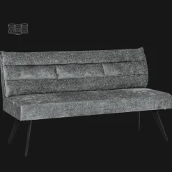 Eetkamerbank Rosora 160cm, kleur Grijs