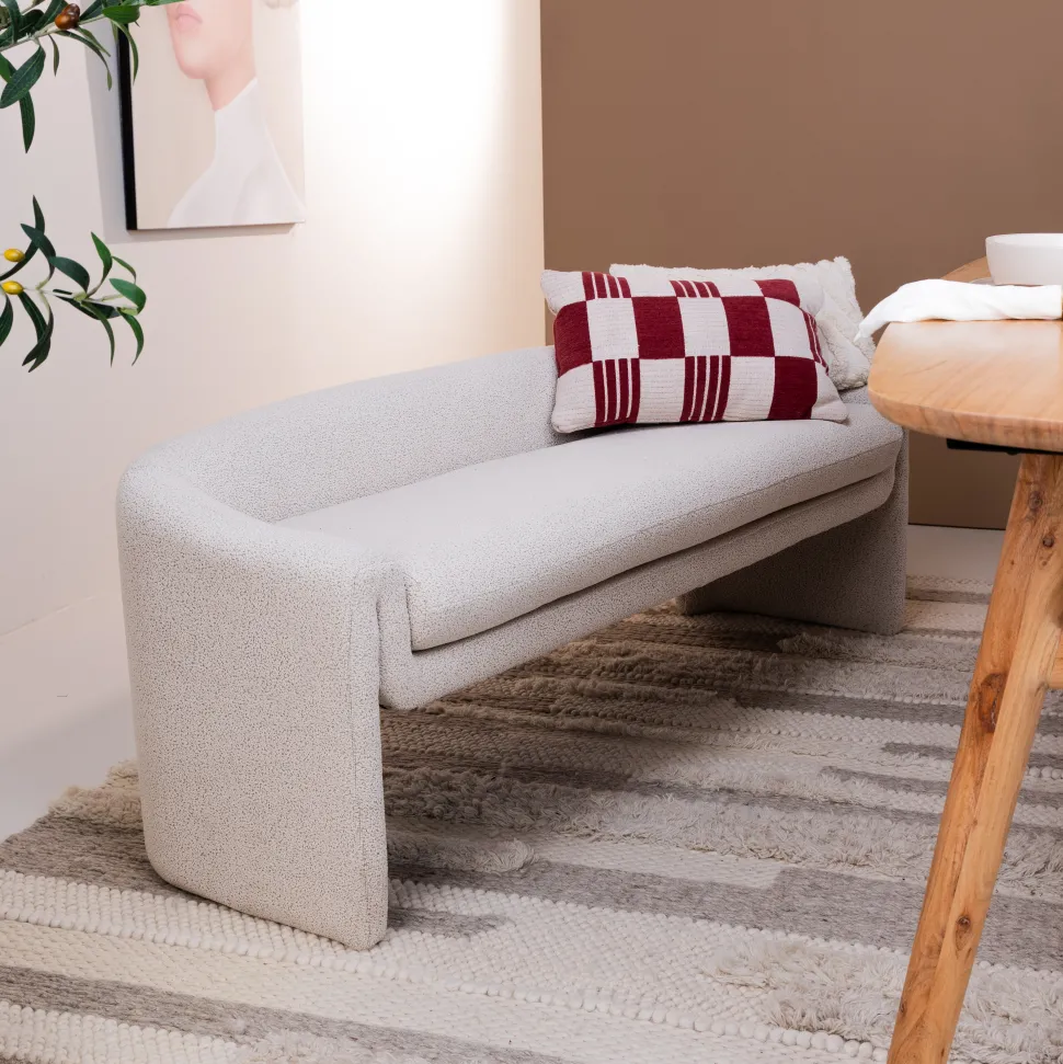 Eetkamerbank Zone Geweven stof, 160cm