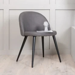 Eetkamerstoel Amon kleur Grijs