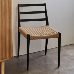 Eetkamerstoel Analy Eikenhout en touw