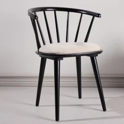 Eetkamerstoel Araseli Rubberhout en stof