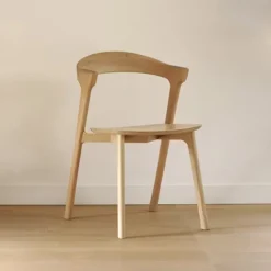 Eetkamerstoel Bok Geolied Eikenhout, kleur Naturel