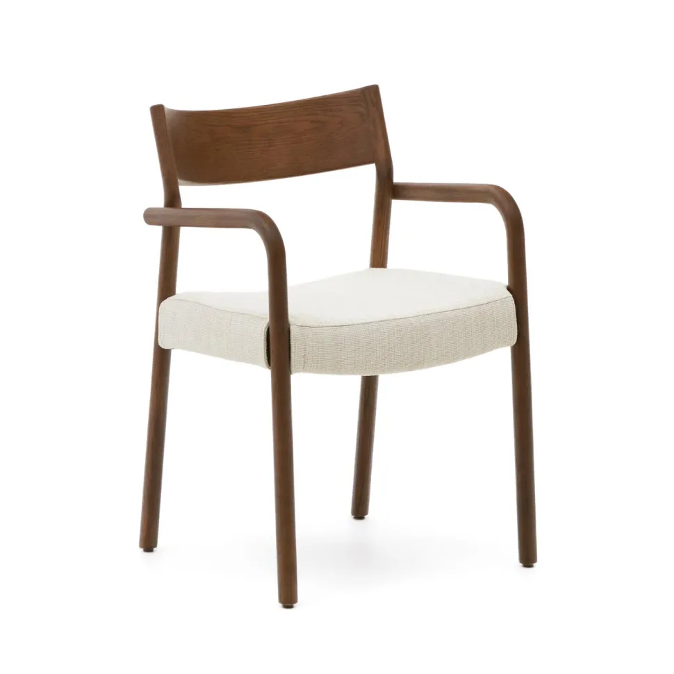 Eetkamerstoel Falconera Eikenhout en chenille