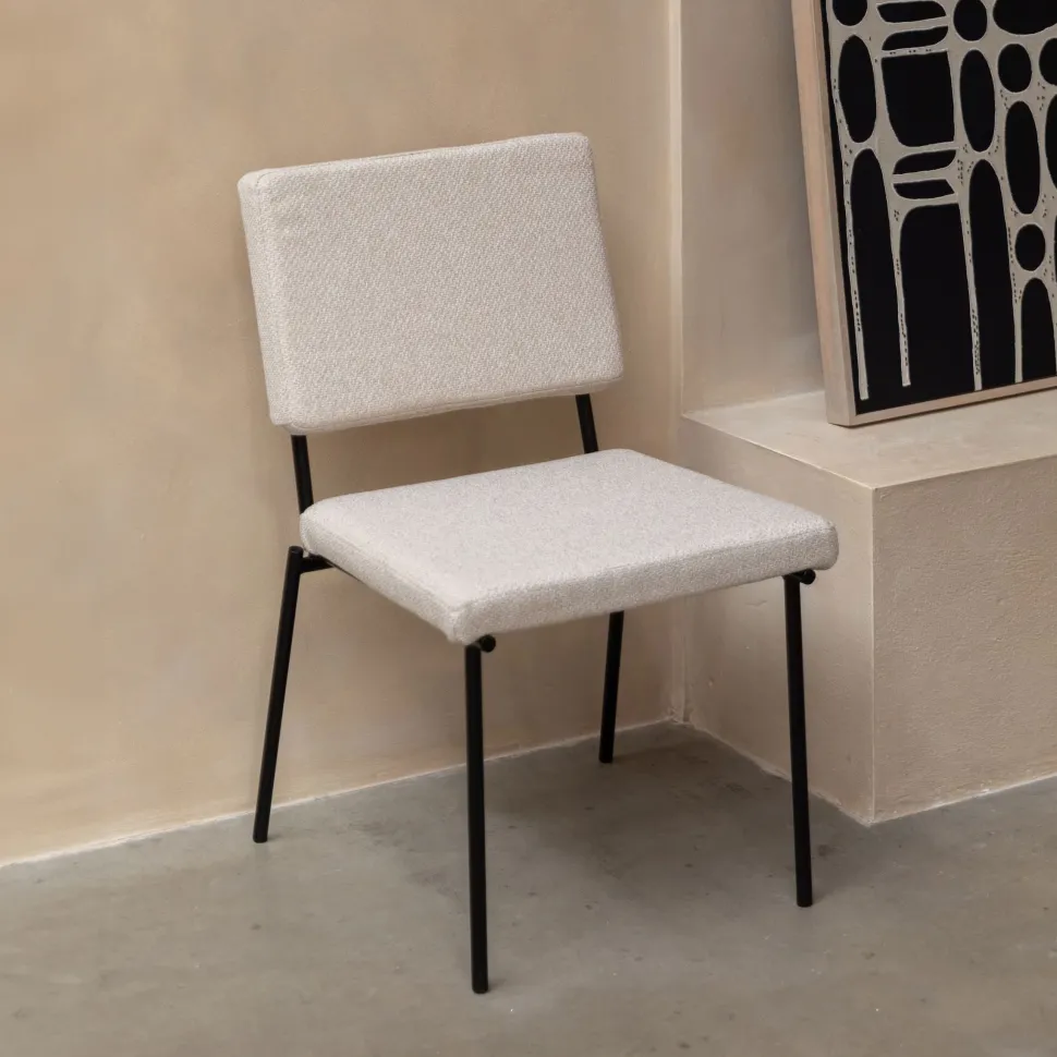 Eetkamerstoel Fellow kleur Off White